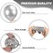 105pcs White and Silver Confetti Balloons Garland Kit, White Metallic Silver and Silver Confetti Party Balloons for Birthday, Graduation, Wedding Party Decoration